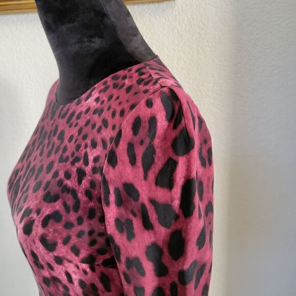 DOLCE & GABBANA signature silk leopard mini dress size 4-6 40-42 - Picture 3 of 14